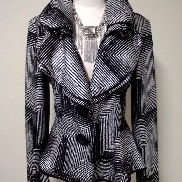 Joseph Ribkoff Jackets & Blazers - BNWT Joseph Ribkoff black/silver blazer